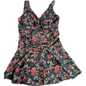 Women's Marina West New With Tags One Piece Bathing Suit  Floral Print Medium